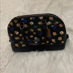 coach floral handbag